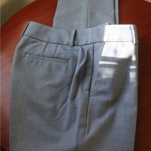 LOFT Navy and White Striped Pants